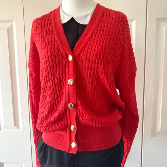 Vintage Sweaters - VTG Hanae Mori Sweater